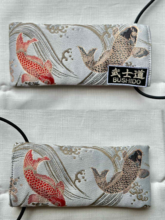 White Koi Barrel Sock