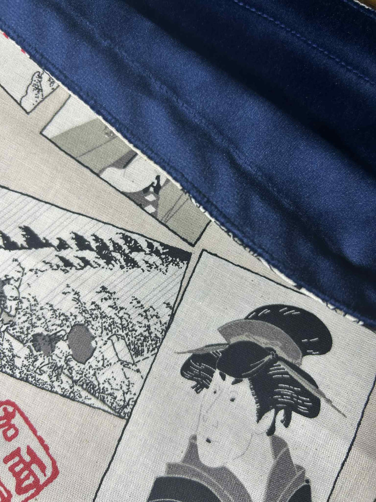 Ukiyoe mask bag